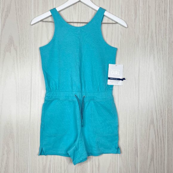 Athleta Other - Athleta Girl Havin' a Great Time Adjustable Romper Blue Size M 8-10 NWT